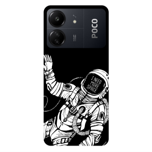 Xiaomi Poco C65 I need more space Transparent Silicone TPU Θήκη
