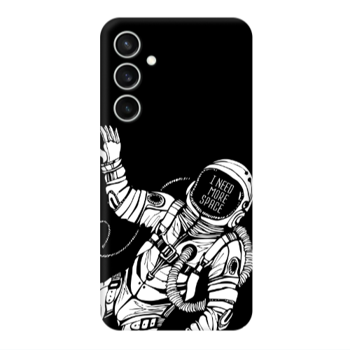Samsung S24 I need more space Transparent Silicone TPU Θήκη