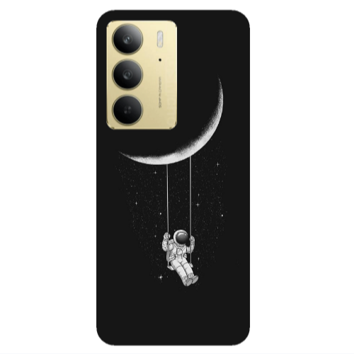 Realme C 75 Swing on the moon Transparent Silicone TPU Θήκη