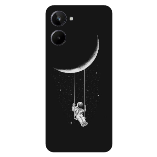 Realme 10 Swing on the moon Transparent Silicone TPU Θήκη