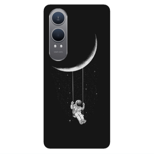 Oneplus Nord Ce 4 lite Swing on the moon Transparent Silicone TPU Θήκη