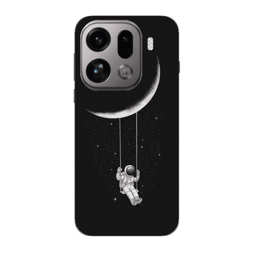 Oppo Find X9 Pro Swing on the moon Transparent Silicone TPU Θήκη