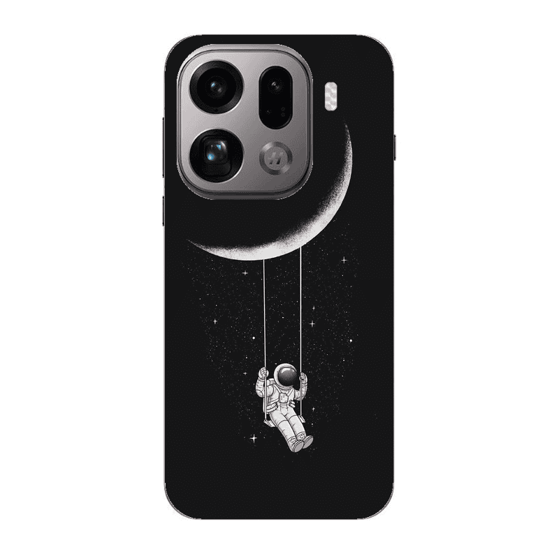 Oppo Find X9 Pro Swing on the moon Transparent Silicone TPU Θήκη