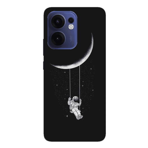 Oppo Reno13 FS Swing on the moon Transparent Silicone TPU Θήκη
