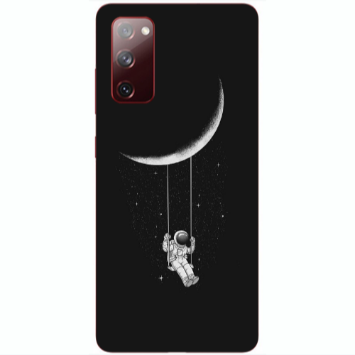 Samsung S20 FE Swing on the moon Transparent Silicone TPU Θήκη