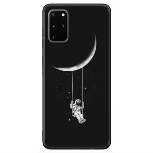 Samsung S20 FE Swing on the moon Black Glossy Θήκη