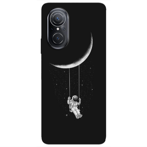 Huawei Nova 9 SE Swing on the moon Transparent Silicone TPU Θήκη