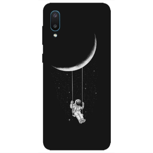 Samsung A02 Swing on the moon Transparent Silicone TPU Θήκη