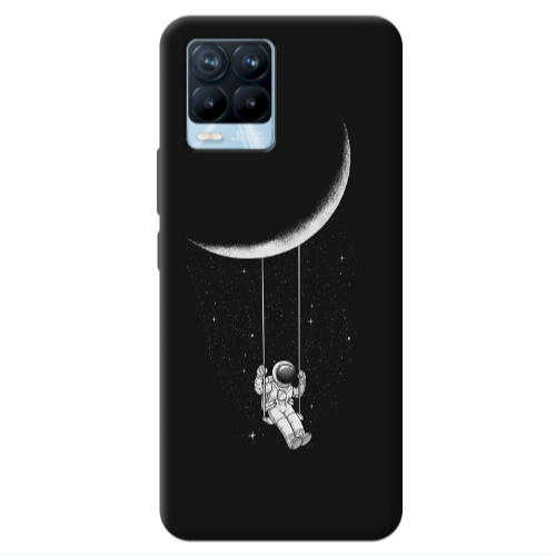 Realme 8 Pro Swing on the moon Transparent Silicone TPU Θήκη