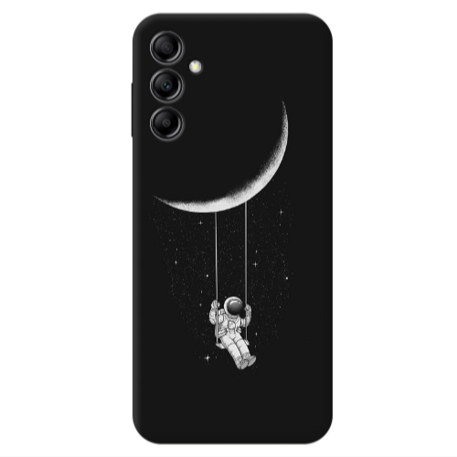 Samsung A14 5G Swing on the moon Transparent Silicone TPU Θήκη