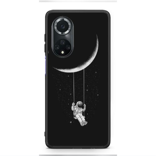 Huawei Nova 9 Swing on the moon Black Glossy Θήκη
