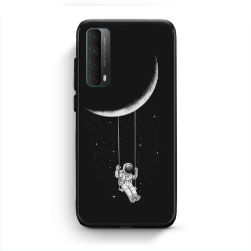 Huawei P Smart 2021 Swing on the moon Black Glossy Θήκη