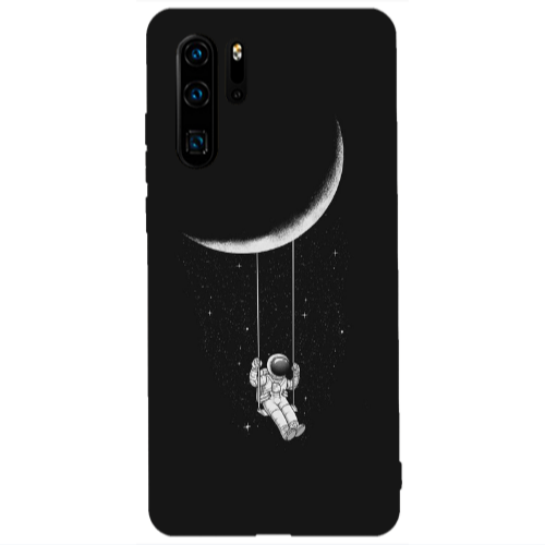 Huawei P30 Pro Swing on the moon Transparent Silicone TPU Θήκη