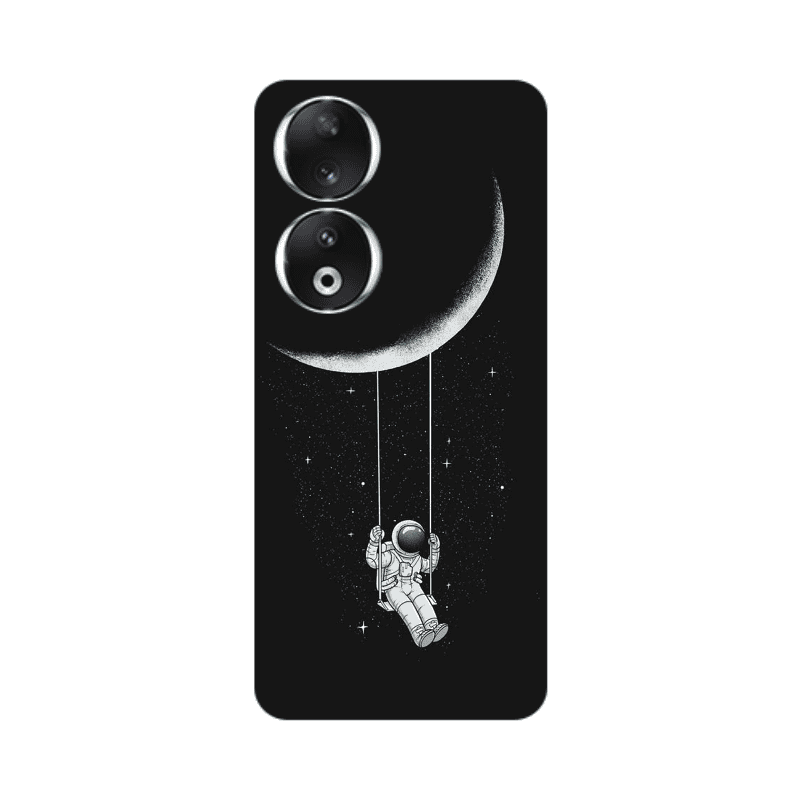Honor 90 5G Swing on the moon Transparent Silicone TPU Θήκη