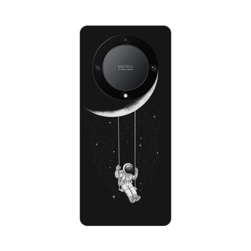 Honor Magic5 Lite 5G Swing on the moon Transparent Silicone TPU Θήκη