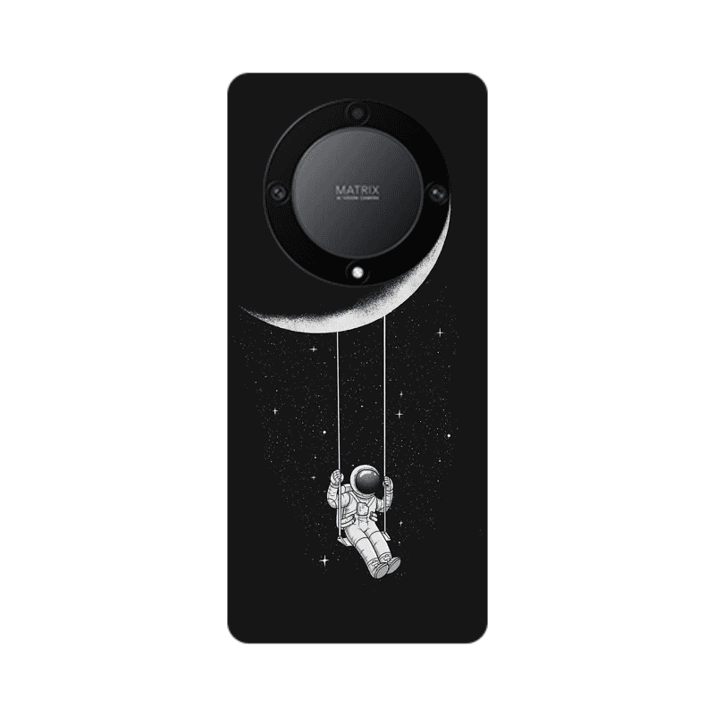 Honor Magic5 Lite 5G Swing on the moon Transparent Silicone TPU Θήκη