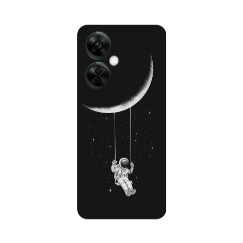 Oneplus Nord CE 3 Lite 5G Swing on the moon Transparent Silicone TPU Θήκη