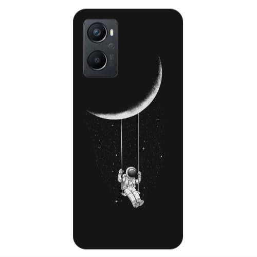 Oppo A 96 Swing on the moon Transparent Silicone TPU Θήκη