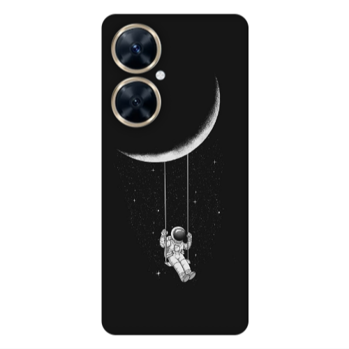 Huawei Nova 11i Swing on the moon Transparent Silicone TPU Θήκη