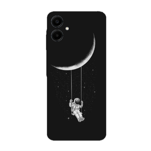 Samsung A06 Swing on the moon Transparent Silicone TPU Θήκη
