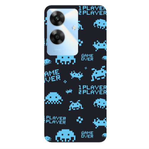 Realme Note 60 Game over Transparent Silicone TPU Θήκη