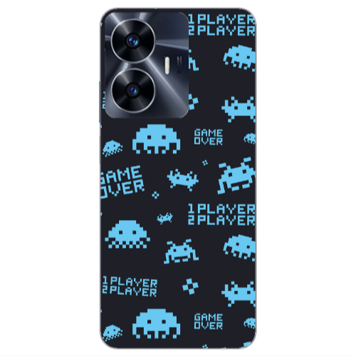 Realme Note 50 Game over Transparent Silicone TPU Θήκη