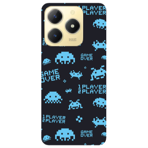 Realme C61 Game over Transparent Silicone TPU Θήκη