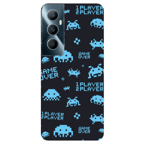 Realme C65 Game over Transparent Silicone TPU Θήκη