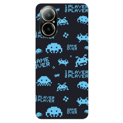 Realme C67 Game over Transparent Silicone TPU Θήκη