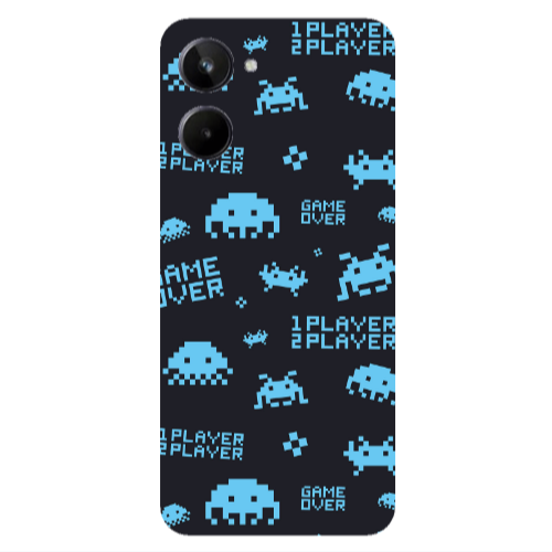 Realme 10 Game over Transparent Silicone TPU Θήκη