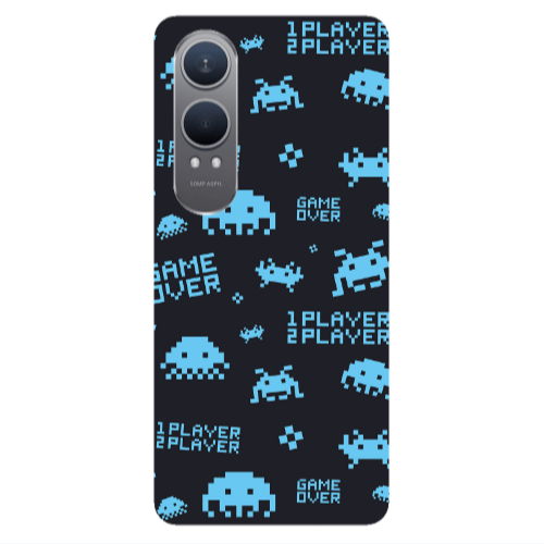 Oneplus Nord Ce 4 lite Game over Transparent Silicone TPU Θήκη