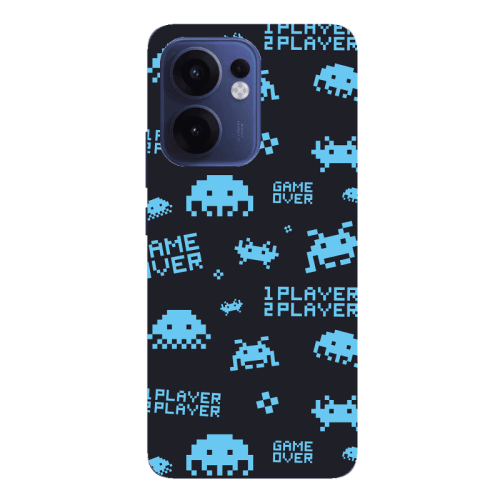 Oppo Reno 13 F Game over Transparent Silicone TPU Θήκη