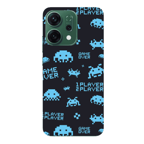 Oppo RENO 14 Game over Transparent Silicone TPU Θήκη