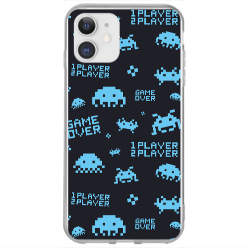 Apple iPhone 12 Game over Transparent Silicone TPU Θήκη