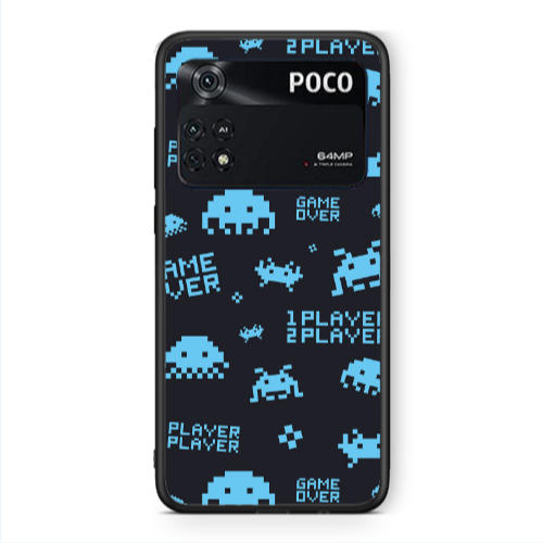 Xiaomi Poco M4 Pro 4G Game over Black Glossy Θήκη