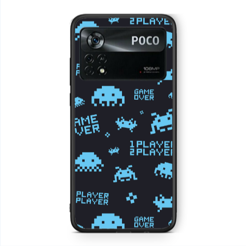 Xiaomi Poco X4 Pro Game over Black Glossy Θήκη