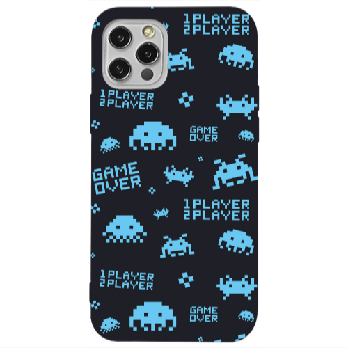 Apple iPhone 12 Pro Game over Transparent Silicone TPU Θήκη