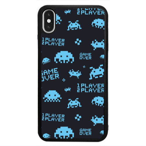 Apple iPhone Xs Game over Black Glossy Θήκη