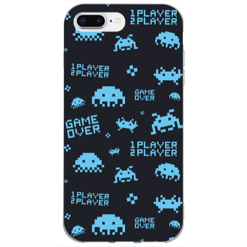 Apple iPhone 7 Plus Game over Transparent Silicone TPU Θήκη
