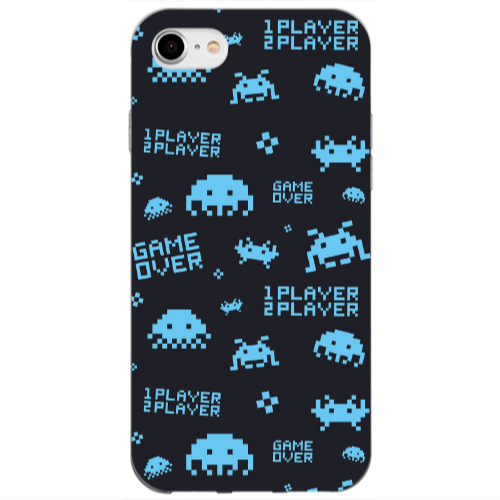 Apple iPhone SE 2020 Game over Transparent Silicone TPU Θήκη