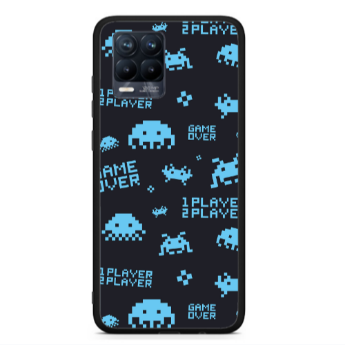 Realme 8  Game over Black Glossy Θήκη