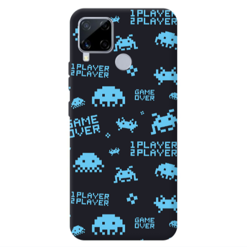 Realme C25S Game over Transparent Silicone TPU Θήκη