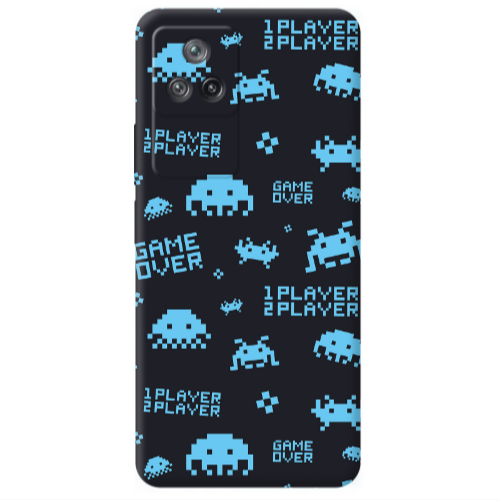Xiaomi Poco F4 Game over Transparent Silicone TPU Θήκη