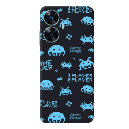 Realme C55 Game over Transparent Silicone TPU Θήκη