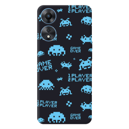 Oppo A 98 Game over Transparent Silicone TPU Θήκη