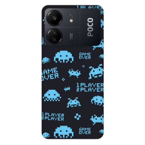 Xiaomi Poco C65 Game over Transparent Silicone TPU Θήκη