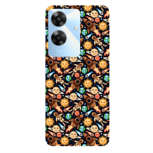 Realme Note 60 Rockets Transparent Silicone TPU Θήκη