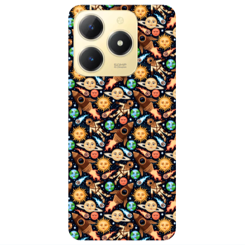 Realme C61 Rockets Transparent Silicone TPU Θήκη