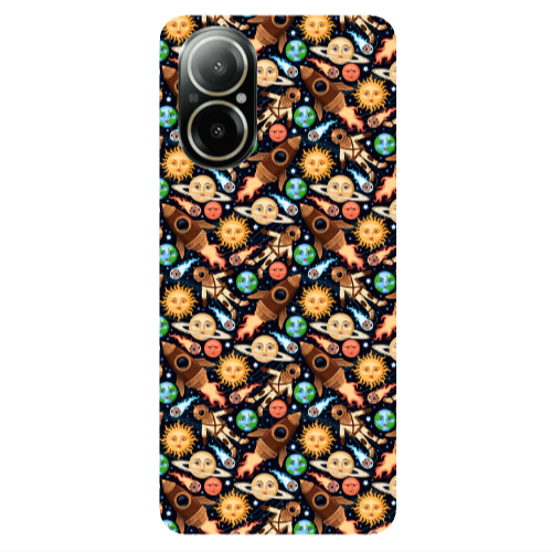 Realme C67 Rockets Transparent Silicone TPU Θήκη