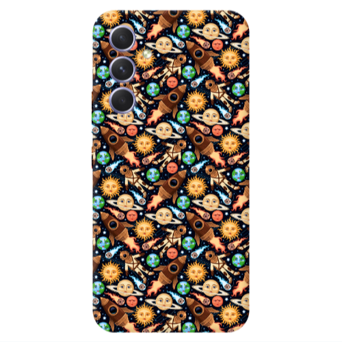 Samsung A56 Rockets Transparent Silicone TPU Θήκη